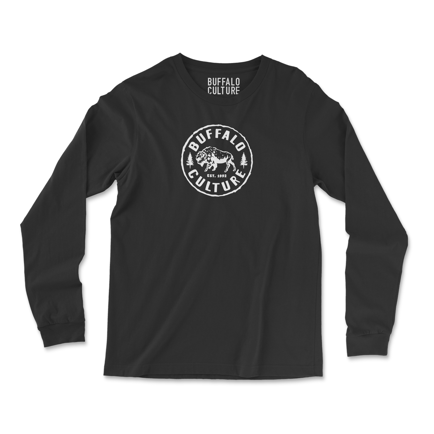 Long Sleeve "EST. 1992" Badge Black Tee