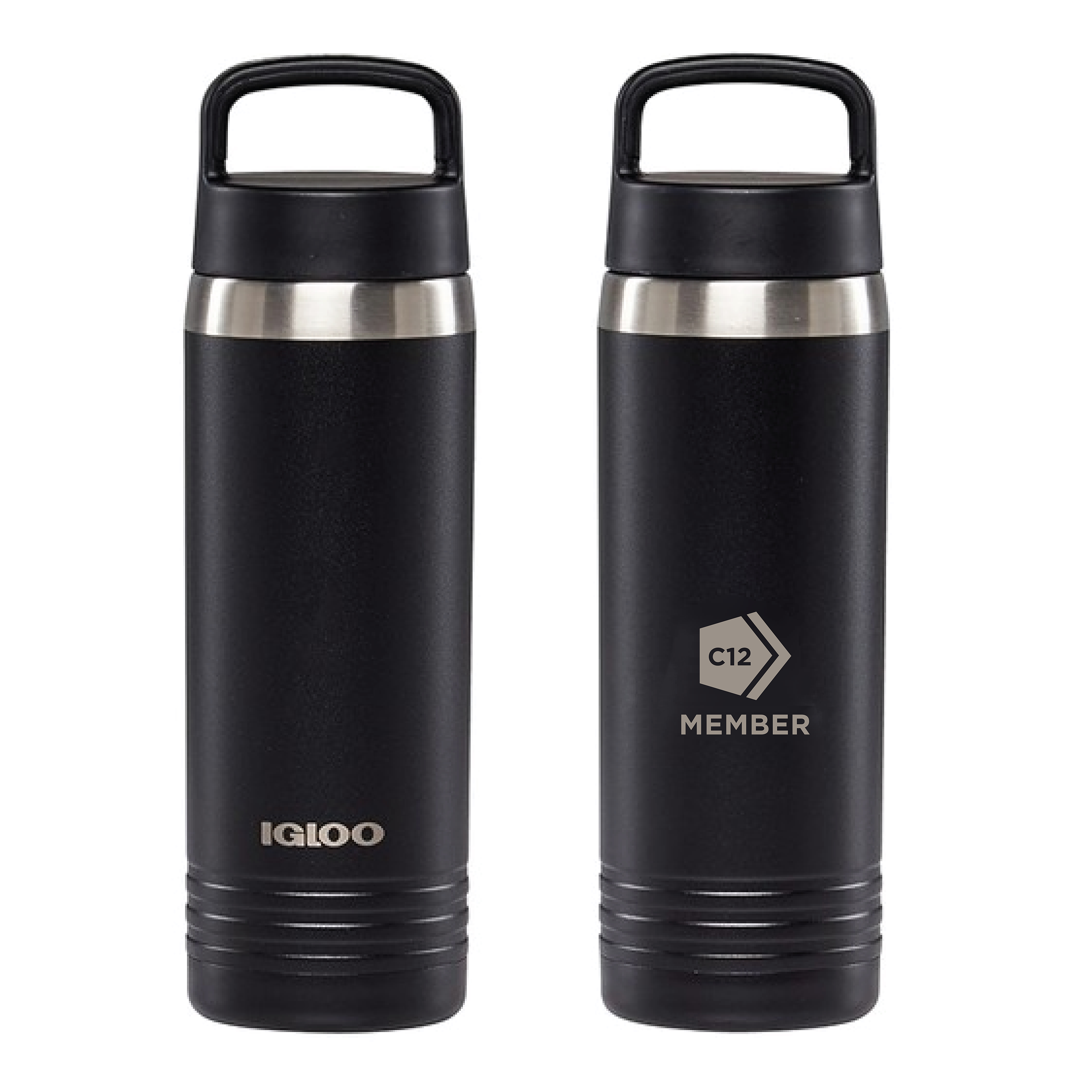 Igloo Thermos - 1 Liter Stainless Steel , Folding Handles w/strap Camping,  Car