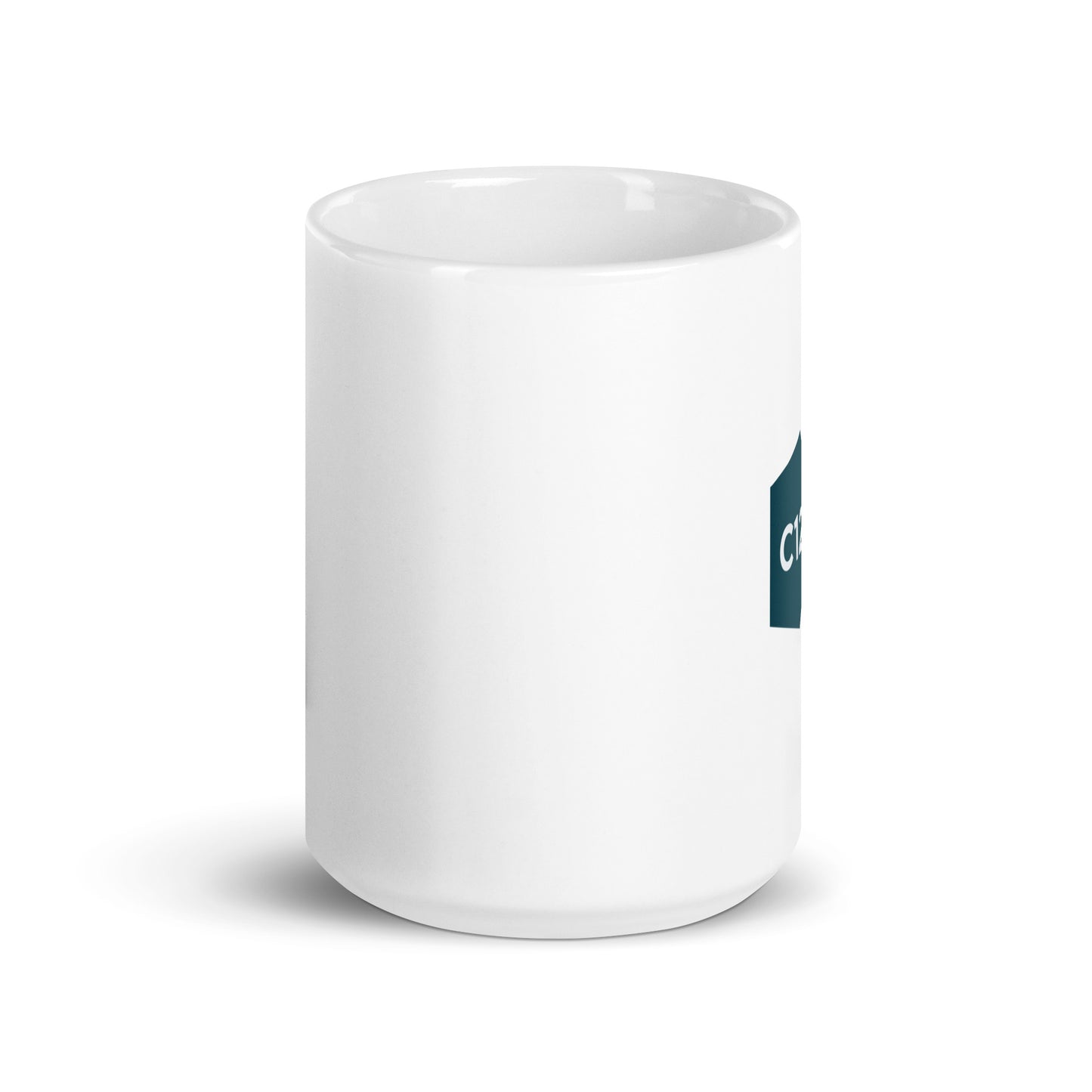 C12 15 oz White Glossy Mug