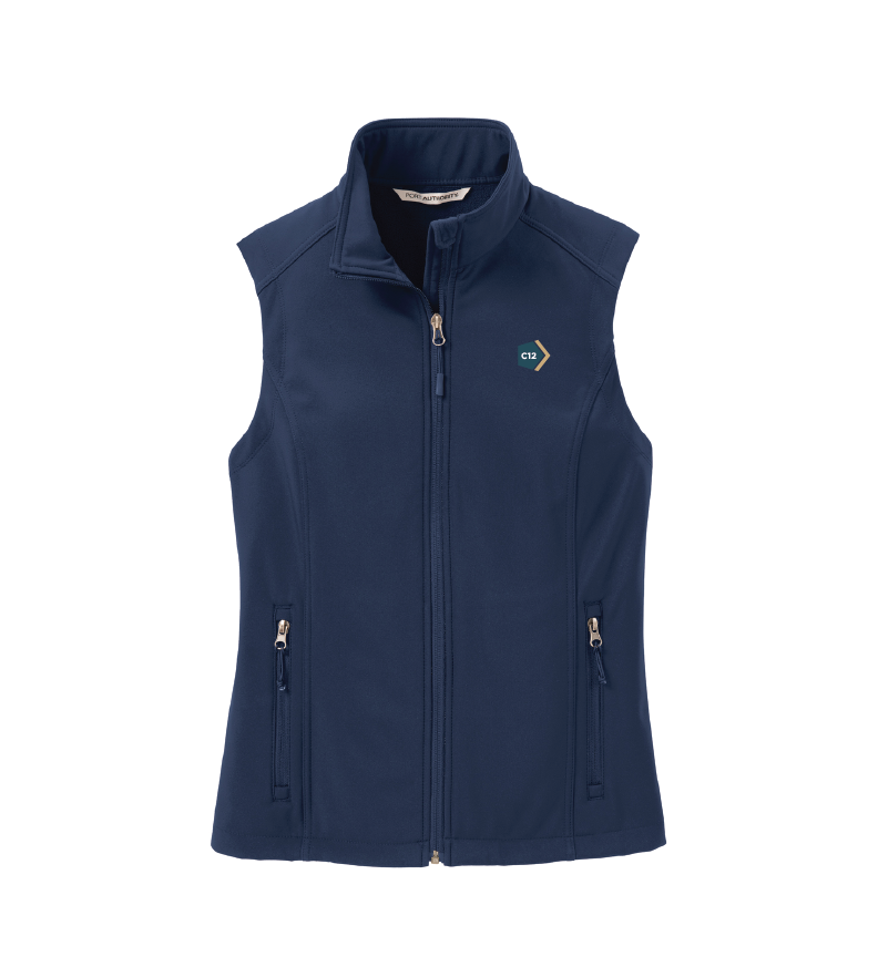 Embroidered C12 Port Authority® Core Soft Shell Vest (Men's & Women's Sizes Available)