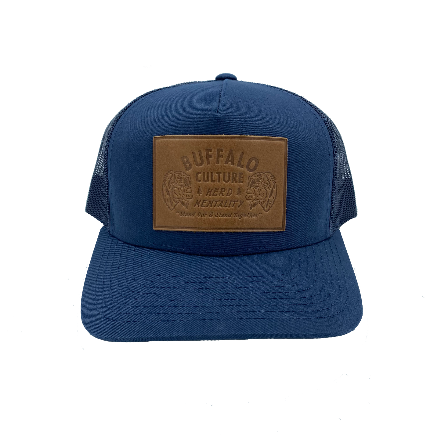 Herd Mentality Leather Patch Trucker Hat