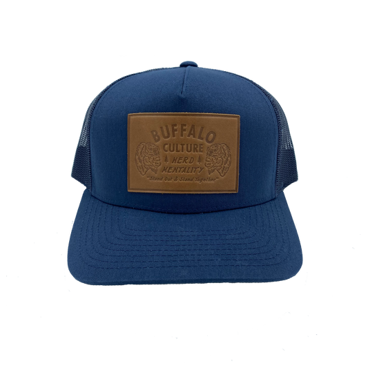 Herd Mentality Leather Patch Trucker Hat