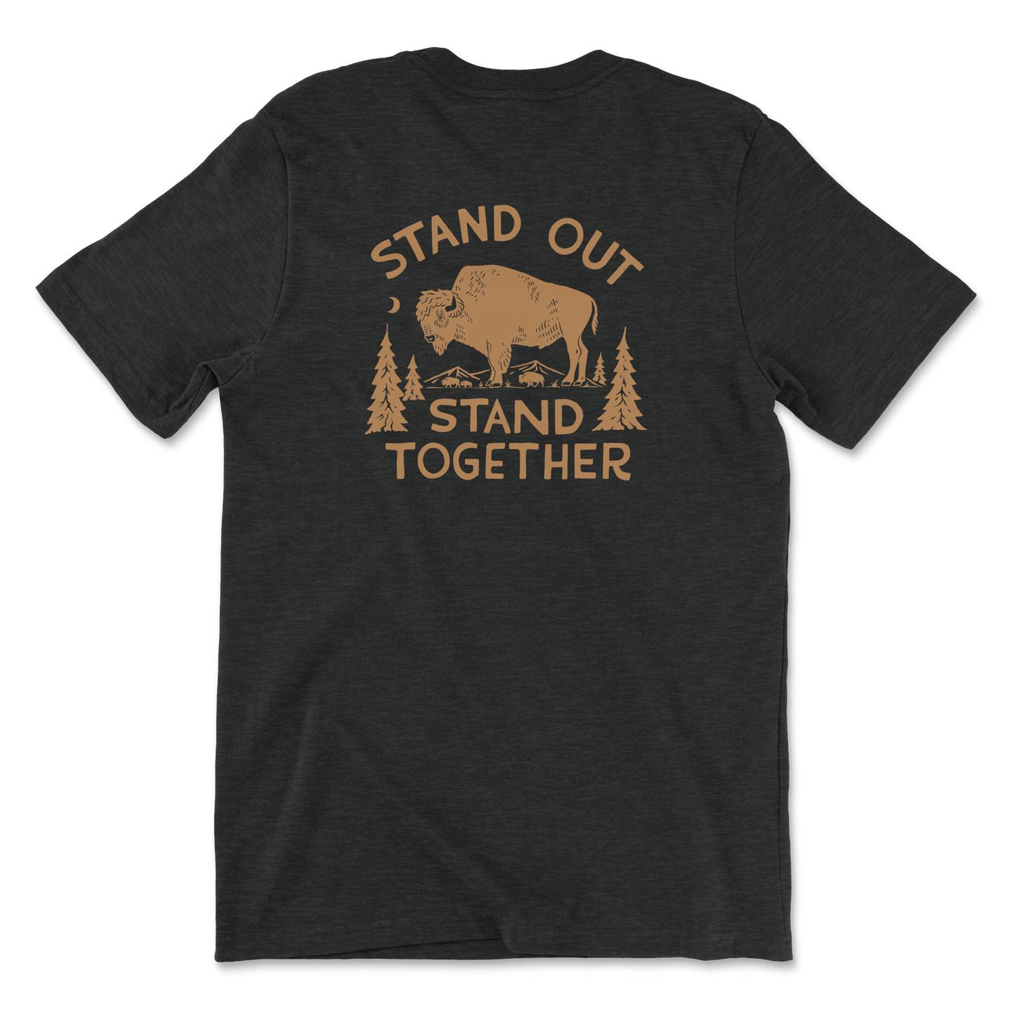 "Stand Out & Stand Together" Black Tee