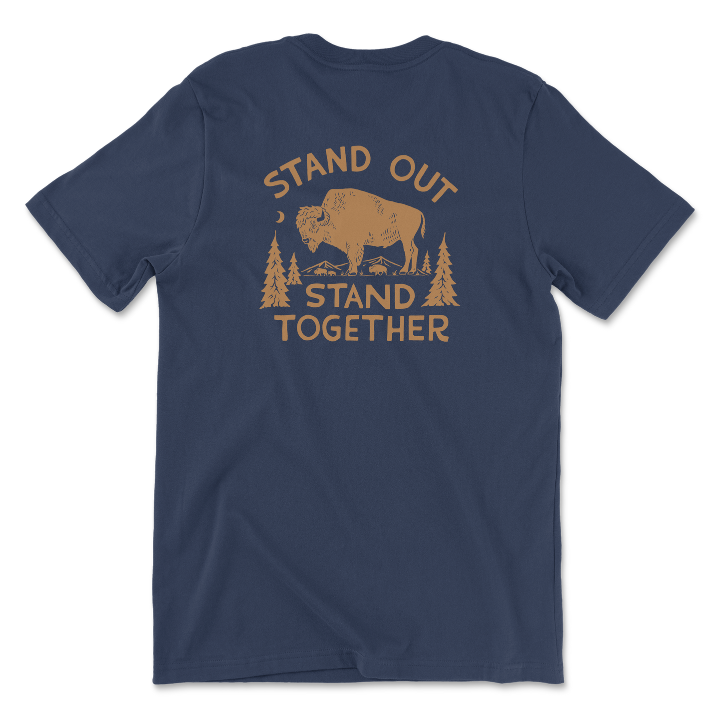 "Stand Out & Stand Together" Navy Tee