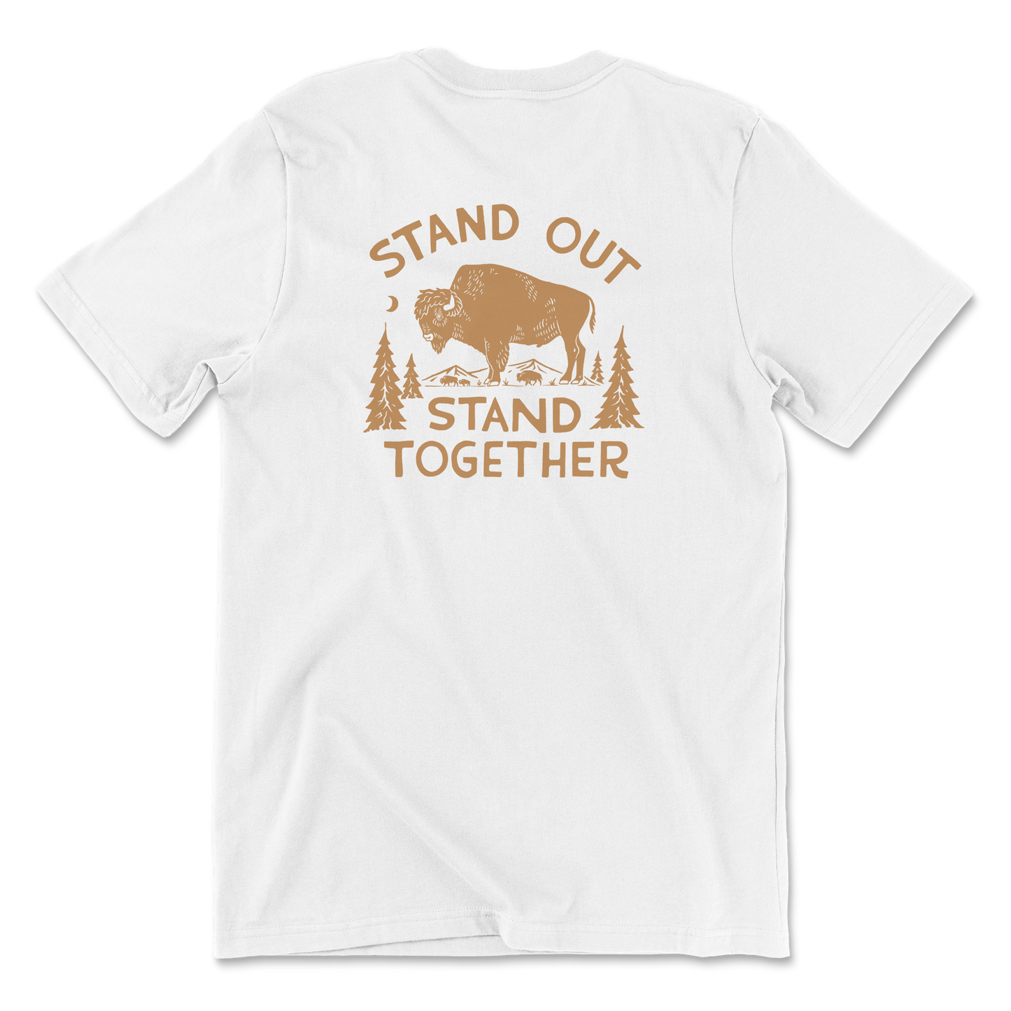 "Stand Out & Stand Together" White Tee