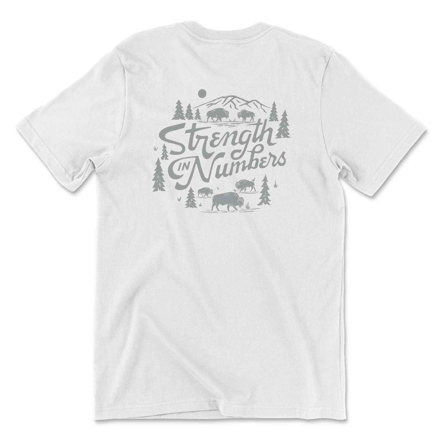"Strength In Numbers" White Tee