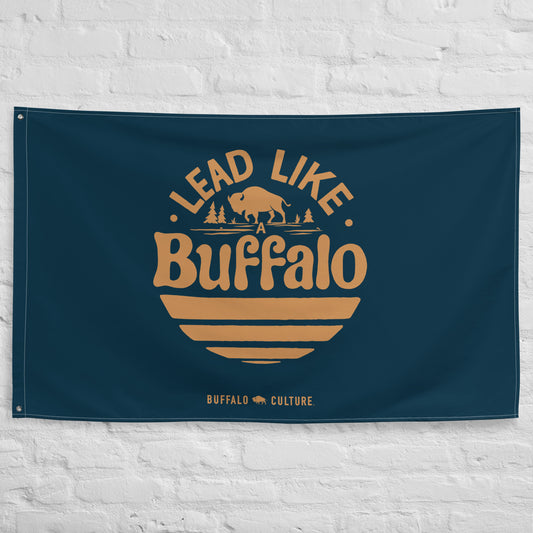 Lead Like A Buffalo Flag