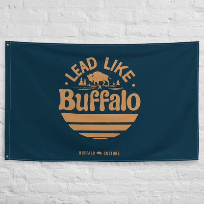 Lead Like A Buffalo Flag