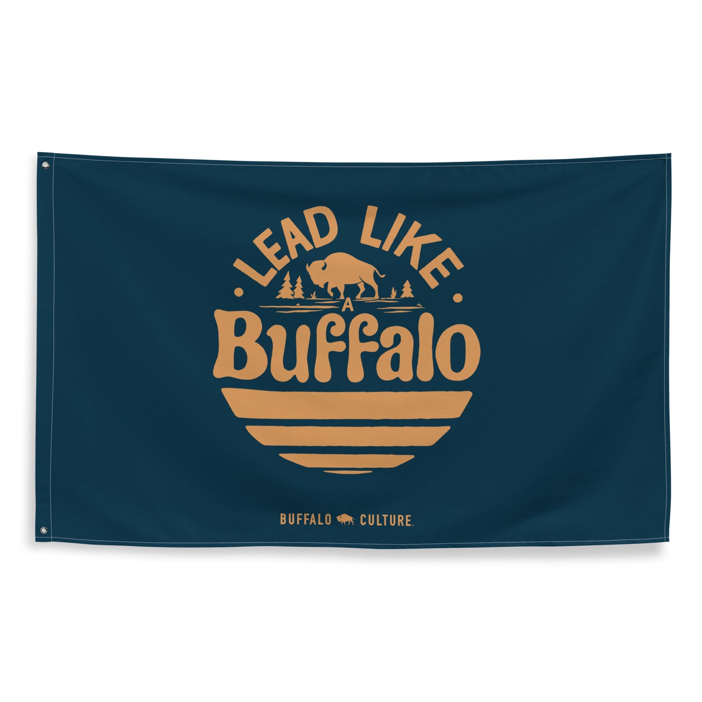 Lead Like A Buffalo Flag
